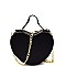 Heart-Shape Boxy Shoulder Bag MH-LT143