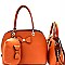 Bow Accent 3 in 1 Twin Dome Satchel Value SET  MH-LW3041
