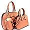 Bow Accent 3 in 1 Twin Dome Satchel Value SET  MH-LW3041