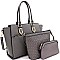 WOVEN HARDWARE ACCENT CROSS BODY VALUE SET