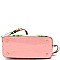 2 IN 1 FLOWER BUTTERFLY PRINT SATCHEL WALLET SET