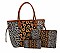 Native American Tribal Aztec Printed Canvas 3-in-1 Shopper