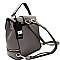 Spiffy Push-Lock 2 in 1 Convertible Backpack Satchel MH-MA3016