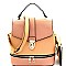 Spiffy Push-Lock 2 in 1 Convertible Backpack Satchel MH-MA3016
