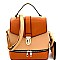 Spiffy Push-Lock 2 in 1 Convertible Backpack Satchel MH-MA3016