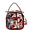 Michelle Obama Boxy Shoulder Bag Wallet SET