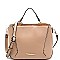 MC0014-LP Double-Compartment Saffiano Satchel