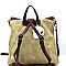 MC0022-LP Two-Tone Convertible Fashion Backpack