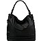 Classic Braid Accent Laser-Cut 2-Way Hobo MH-MC0061