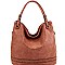 Classic Braid Accent Laser-Cut 2-Way Hobo MH-MC0061