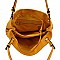 Classic Braid Accent Laser-Cut 2-Way Hobo MH-MC0061