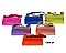 PACK OF 12 PCS ASSORTED COLOR DESIGNER MINI COIN PURSE