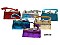 PACK OF 12 PCS ASSORTED COLOR DESIGNER MINI COIN PURSE