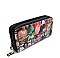 Michelle Obama Wallet Double Zipper