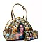 MICHELLE OBAMA JEWEL TOP & SIDE ROYALTY SATCHEL+WALLET