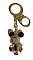 Rhinestone Multicolored Crystal Cute Pendant Charm Keychain with Lobster Clip