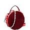 Faux-Fur Round Chain Shoulder Bag Mh-MM7243