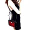 Bee Charm Faux-Fur Leopard Structured Shoulder Bag MH-MO7267