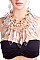 Lucite Drop Statement Necklace Set
