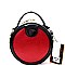 Bee Charm Two-Tone Patent Round Shoulder Bag MH-MP7298