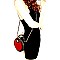 Bee Charm Two-Tone Patent Round Shoulder Bag MH-MP7298