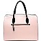 Padlock Accent 2-Tone Oversized Satchel Wallet SET MH-MS1309GS