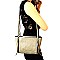 MS3417-LP Extended Zipper Pull 2 in 1 Shoulder Bag