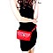 MY6655-LP Turn-Lock Accent Quilted Fashion Fanny Pack