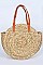 Raffia Spiral Large Tote