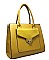 Classy Front Pocket Satchel Handbag