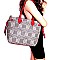 String Accent Plaid Pattern Shopper Tote Wallet SET MH-AGZ6921