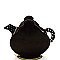 NOV017-LP Vintage Color Block Teapot Theme Novelty Cross Body