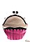 Cup-Cake Stoned Novelty Clutch & Crossbody Bag