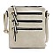 Fashion Multi Zip Pocket Crossbody Bag