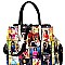 OBAMA Magazine Print 3 in 1 Patent Satchel Value SET