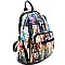 Magazine OBAMA Print Patent Fashion Backpack RZ-OA2697