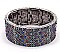 Multi Colors Stoned Stretchable Bangle