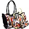 OBAMA PURSE Kiss-Lock Satchel 3 in 1 Tote Wallet SET