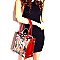 OBAMA PURSE Kiss-Lock Satchel 3 in 1 Tote Wallet SET