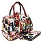 Michelle Obama Boston Satchel Wallet SET MH-OB6730W