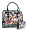 Obama Padlock Satchel Handbags With Wallet - Set