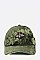 DISTRESSED BEE EMBELLISHED VELOUR CAP