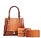 3 IN 1 Crocodile Satchel - Cross-Body Set With Wallet