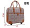 Oval Print Rolling Travel Bag