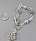 OB01988 FLEUR DE LIS CHARM TOGGLE BRACELET