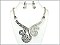 OS02372AS Stone With Textured Designer Necklace Set