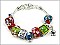 OB02698ASMUL MATH THEME MULTI BEAD BRACELET