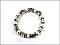 OB03123ASCRM PEARL STRETCH BRACELET W/STONE