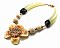 QNE8946GDNT  FOMICA FLOWER NECKLACE SET