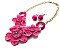 QNE8947GDFU FLOWER NECKLACE SET